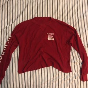 red brandy melville top